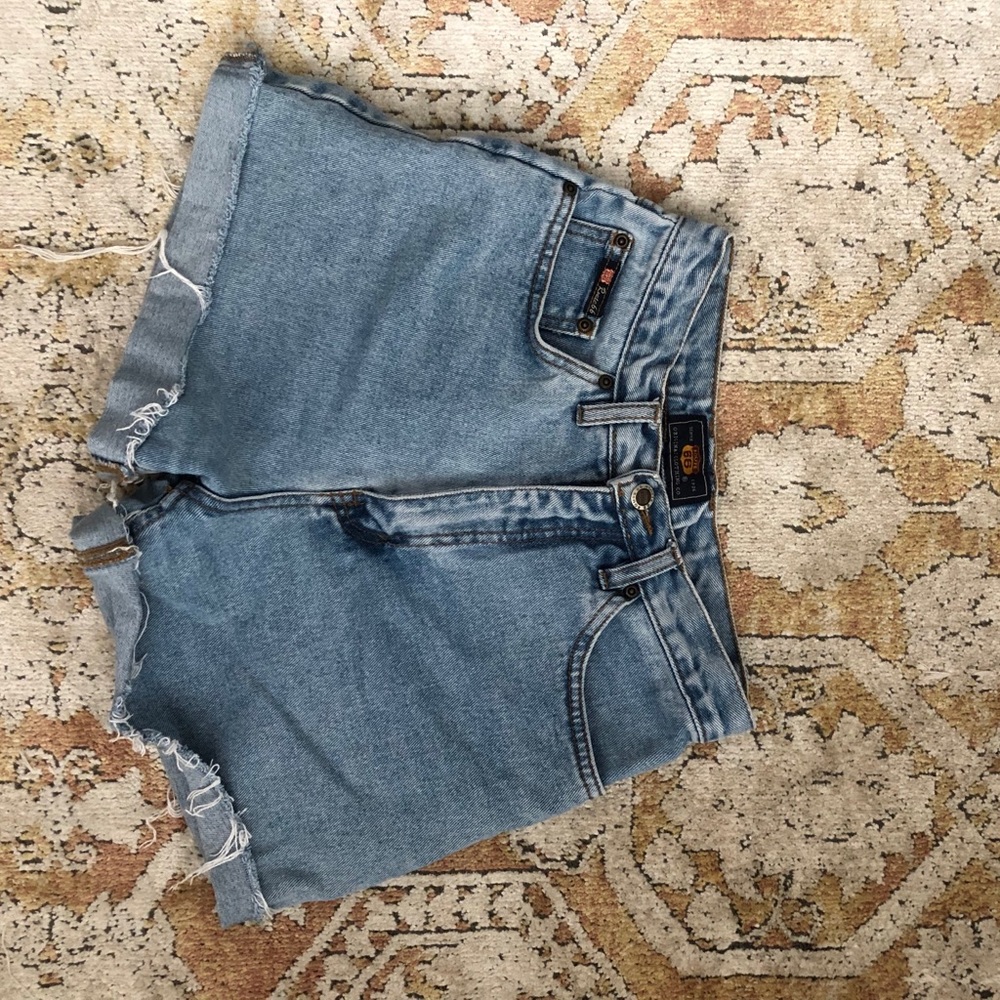 High-waisted Jean Shorts